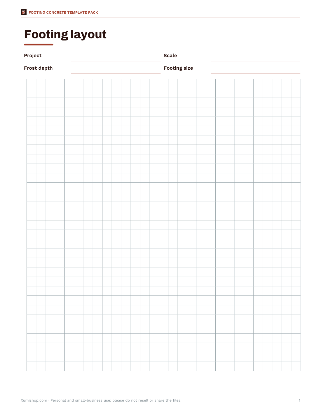 Preview of the first page of Layout grid (PDF)